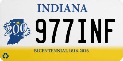 IN license plate 977INF