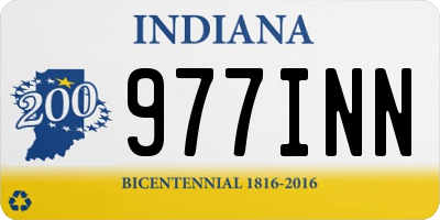 IN license plate 977INN
