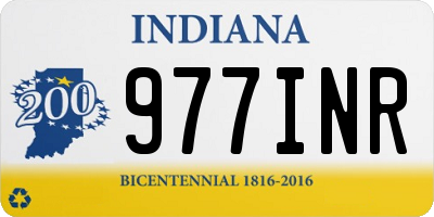 IN license plate 977INR