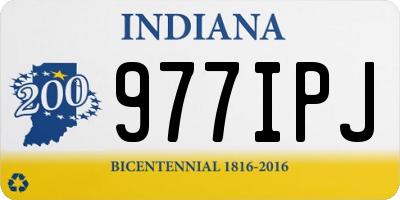 IN license plate 977IPJ