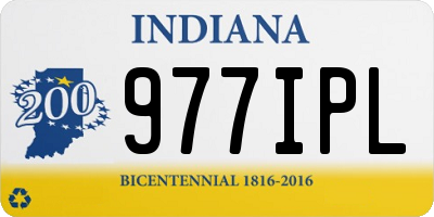IN license plate 977IPL
