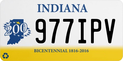 IN license plate 977IPV