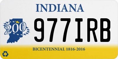 IN license plate 977IRB