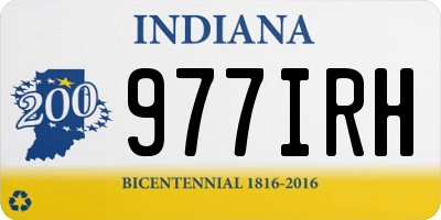 IN license plate 977IRH