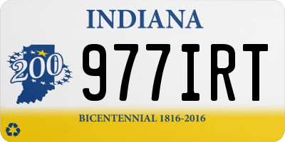 IN license plate 977IRT