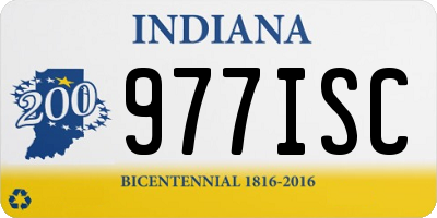 IN license plate 977ISC