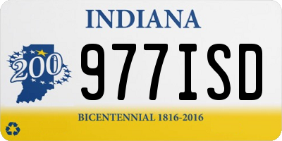 IN license plate 977ISD
