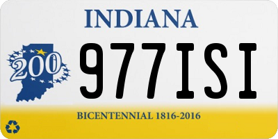IN license plate 977ISI
