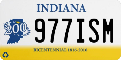 IN license plate 977ISM