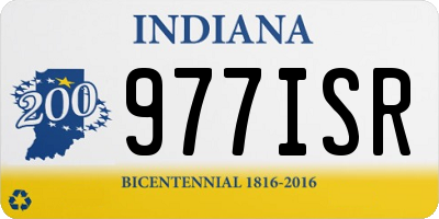 IN license plate 977ISR