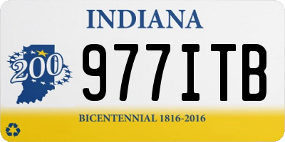 IN license plate 977ITB