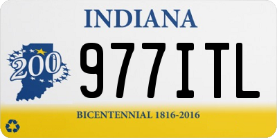 IN license plate 977ITL