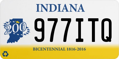 IN license plate 977ITQ