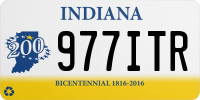 IN license plate 977ITR