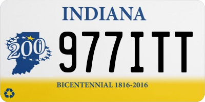 IN license plate 977ITT