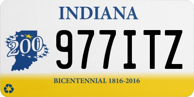 IN license plate 977ITZ