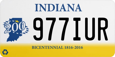 IN license plate 977IUR