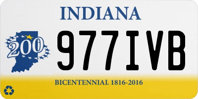 IN license plate 977IVB