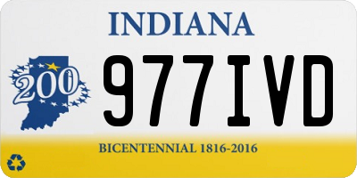IN license plate 977IVD