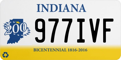 IN license plate 977IVF