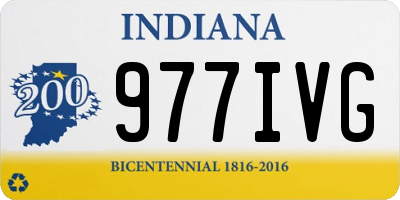 IN license plate 977IVG