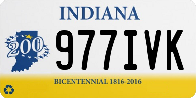 IN license plate 977IVK