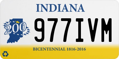 IN license plate 977IVM