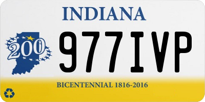 IN license plate 977IVP