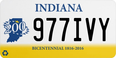 IN license plate 977IVY