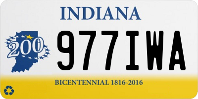 IN license plate 977IWA