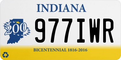 IN license plate 977IWR