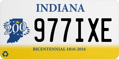 IN license plate 977IXE