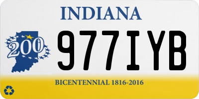 IN license plate 977IYB