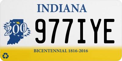 IN license plate 977IYE
