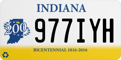 IN license plate 977IYH