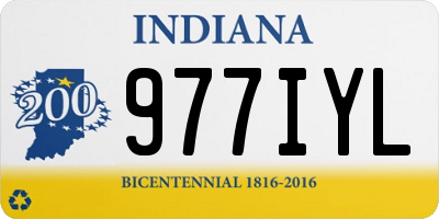 IN license plate 977IYL