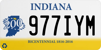 IN license plate 977IYM