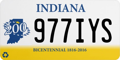 IN license plate 977IYS