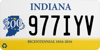 IN license plate 977IYV