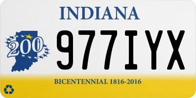 IN license plate 977IYX