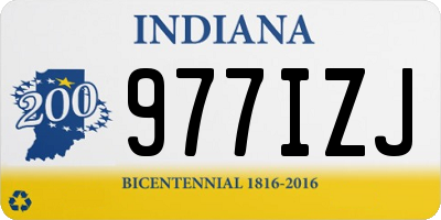 IN license plate 977IZJ