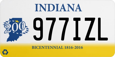 IN license plate 977IZL