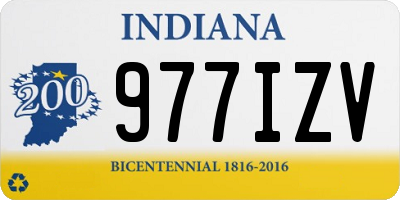 IN license plate 977IZV