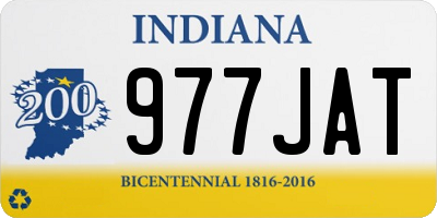 IN license plate 977JAT