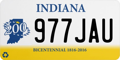 IN license plate 977JAU
