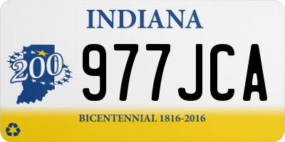 IN license plate 977JCA