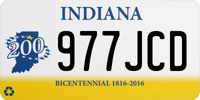 IN license plate 977JCD