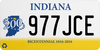 IN license plate 977JCE