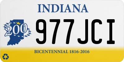 IN license plate 977JCI