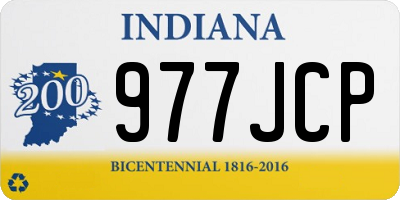 IN license plate 977JCP